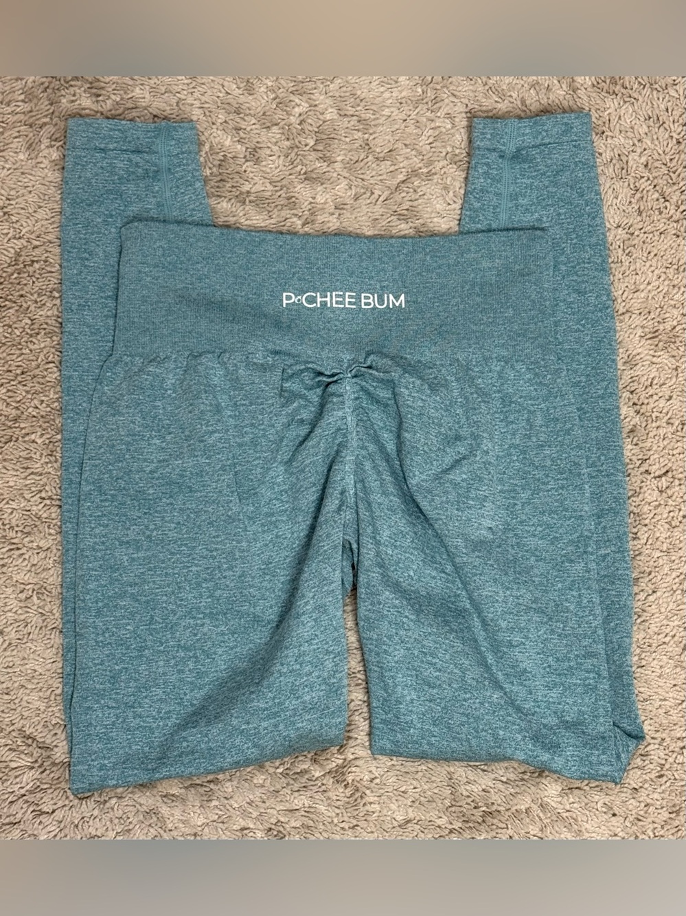 Pchee Bum Scrunch Booty Leggings size S (green)
